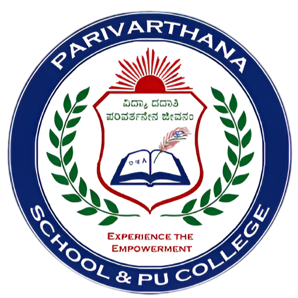 Parivarthana School & PU College Logo